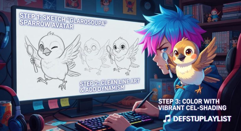 how glarosoupa to make anime avatar defstuplayist